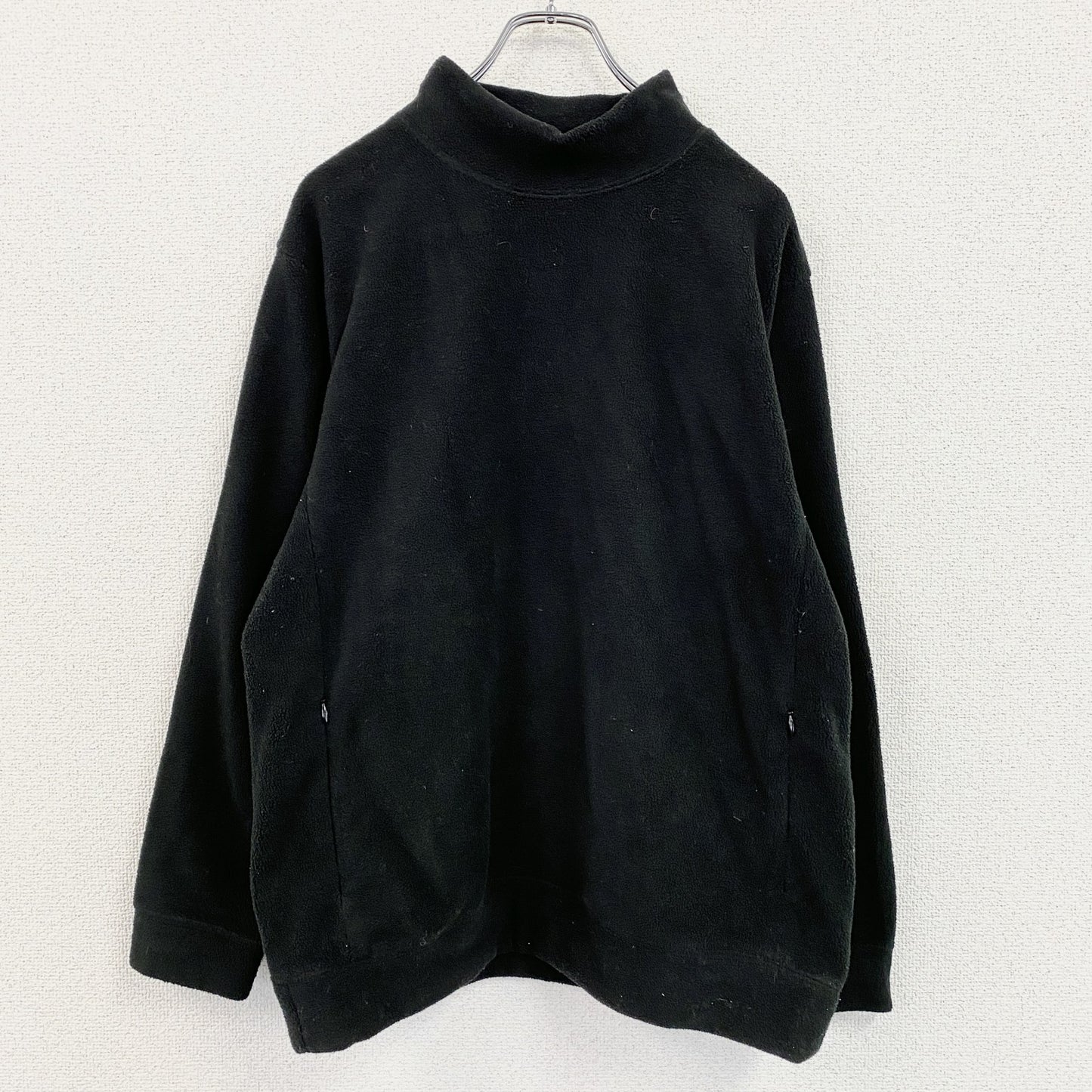 BEAUTY＆YOUTH UNITED ARROWS　フリースプルオーバージャケット/ボアジャケット　黒　ブラック　Lサイズ