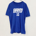 古着 used　NFL　半袖オリジナルプリントTシャツ　カジュアルデザイン　アメフト　クルーネック　青　レトロ　XLサイズ