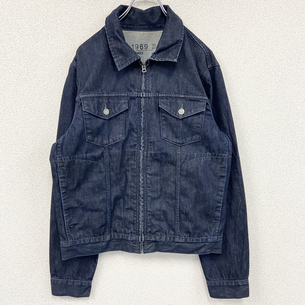 GAP　ギャップ　フルジップデニムジャケット/Gジャン　インディゴ　Ｍサイズ