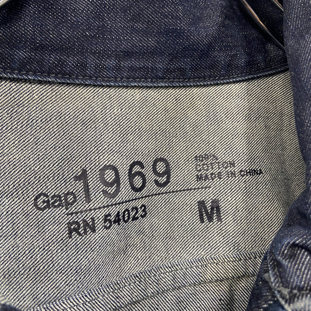 GAP　ギャップ　フルジップデニムジャケット/Gジャン　インディゴ　Ｍサイズ