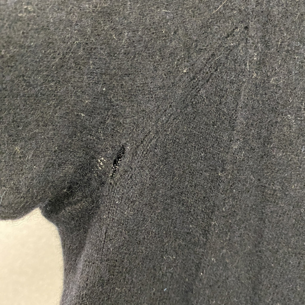 OAKLEY　オークリー　ラムウールニットセーター　ハーフジップニットセーター　黒　ブラック　Sサイズ