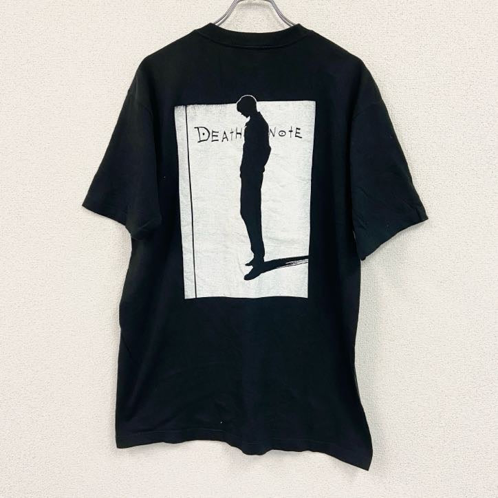 Print star　プリントスター　半袖アニメプリントTシャツ　DEATH NOTE　デスノート　黒　ブラック　XLサイズ
