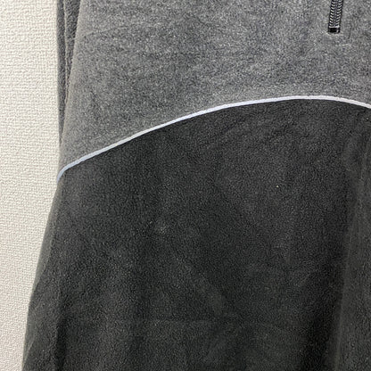 ～00s　OLD GAP　オールドギャップ　ハーフジップフリースプルオーバージャケット　ブラック　グレー　Sサイズ