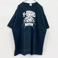 古着 used　GILDAN　ギルダン　半袖プリントTシャツ　T-BIRDS　クルーネック　レトロ　黒　ブラック　XXLサイズ