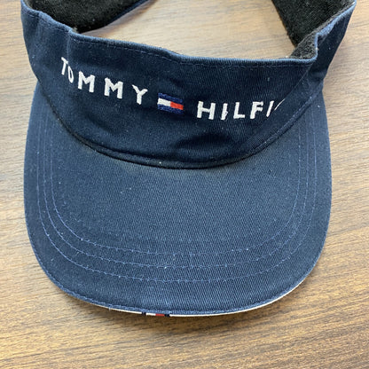 TOMMY HILFIGER　トミーヒルフィガー　刺繍ロゴ　紺　ネイビー　Fサイズ