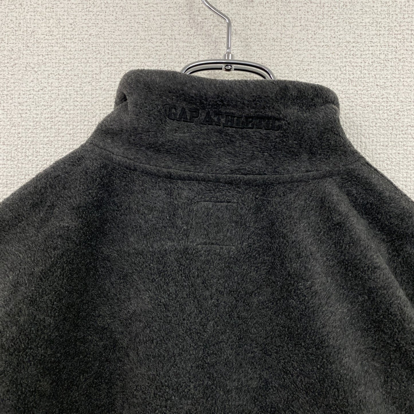 ～00s　OLD GAP　オールドギャップ　ハーフジップフリースプルオーバージャケット　ブラック　グレー　Sサイズ