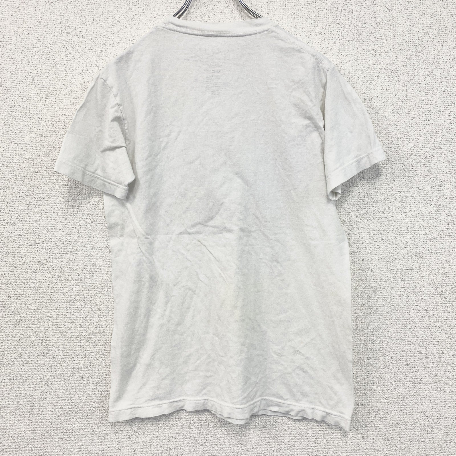 古着 used　NARUTO　半袖プリントTシャツ　うずまきナルト　キャラクターデザイン　クルーネック　白　レトロ　Sサイズ