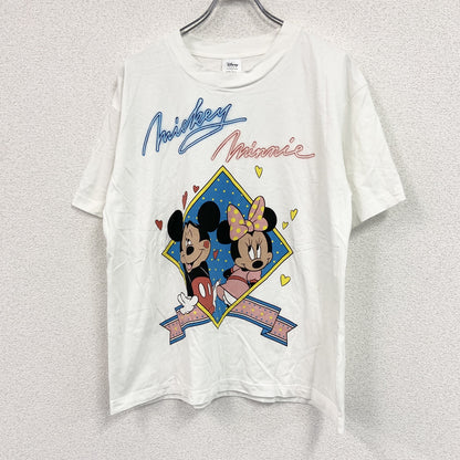 MOUSSY　マウジー　Disney　ディズニー　半袖キャラクタープリントTシャツ　白　ホワイト　Fサイズ