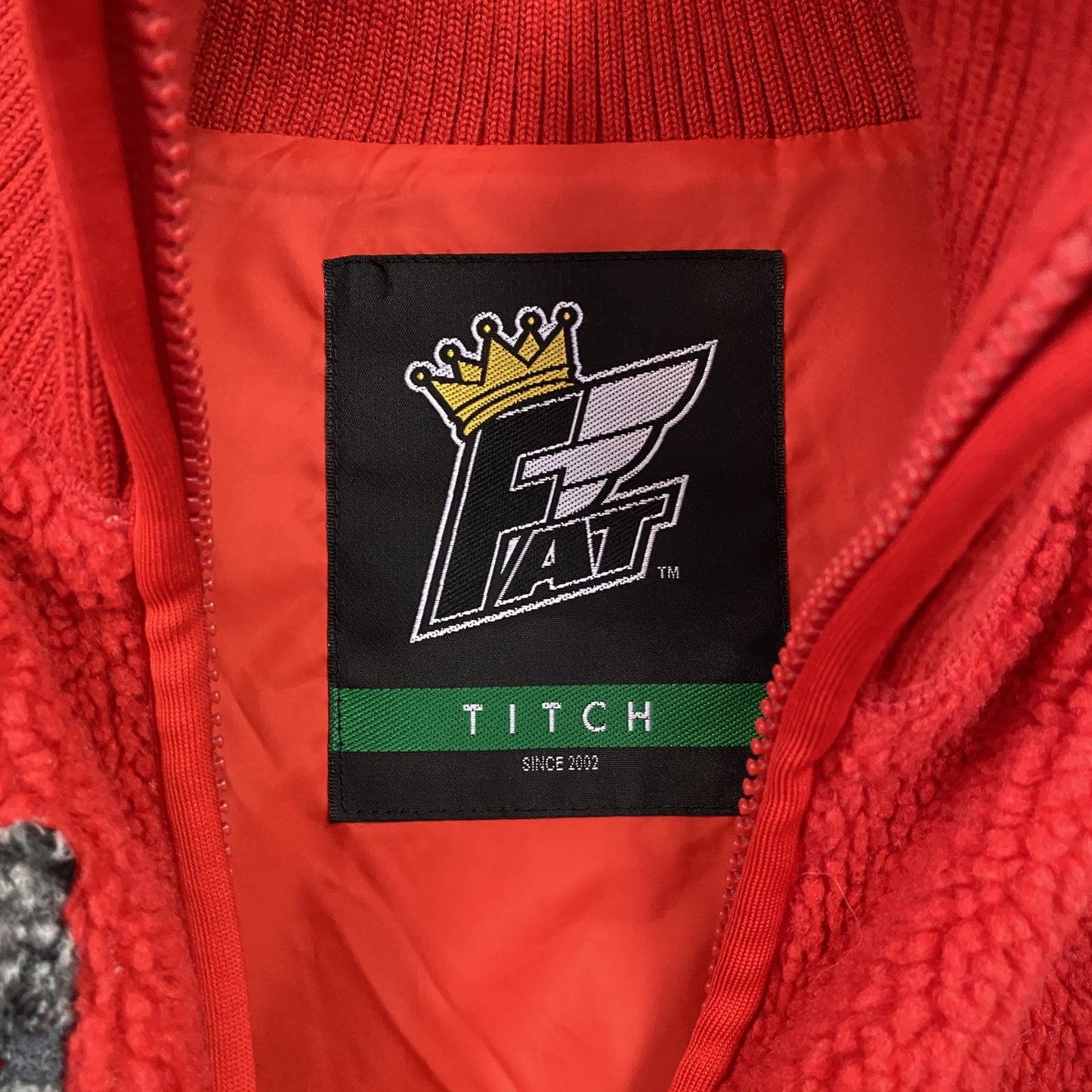 FAT　エフエーティー　フリースベスト/ボアベスト　赤　レッド　TITCHサイズ　