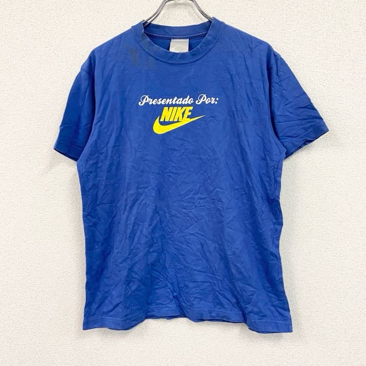 NIKE ナイキ　半袖プリントTシャツ　青　ブルー　Lサイズ