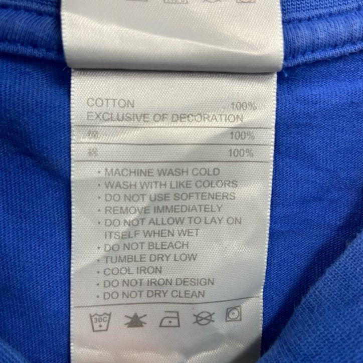 NIKE ナイキ　半袖プリントTシャツ　青　ブルー　Lサイズ