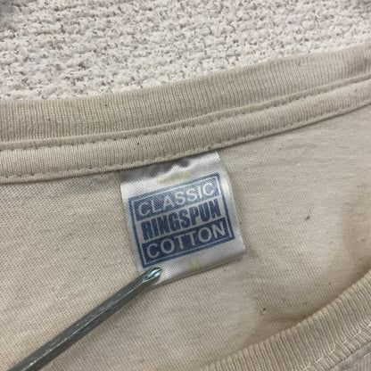 CLASSIC RINGSPUN　半袖プリントTシャツ　白　ホワイト　Mサイズ