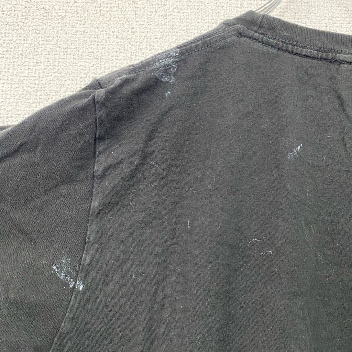 古着 used　僕のヒーローアカデミア　サンリオ　sanrio　半袖プリントTシャツ　クルーネック　レトロ　黒　ブラック　Sサイズ