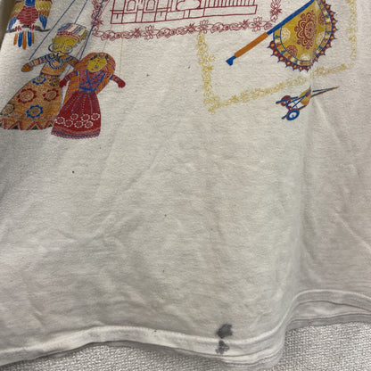 CLASSIC RINGSPUN　半袖プリントTシャツ　白　ホワイト　Mサイズ