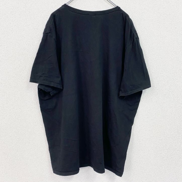 古着 used　NARUTO　半袖アニメプリントTシャツ　クルーネック　レトロ　うずまきナルト　黒　ブラック　XXXLサイズ