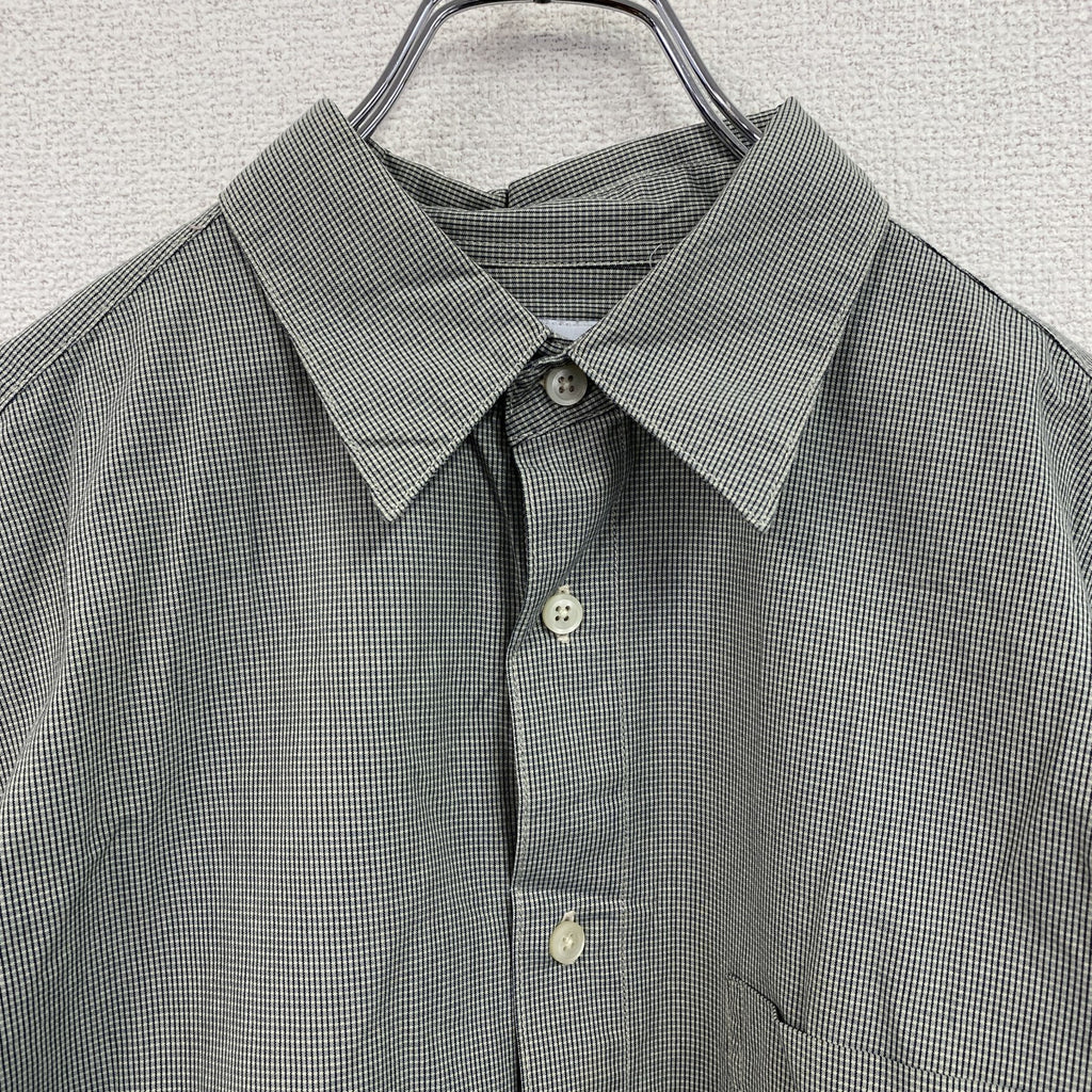 GAP　ギャップ　長袖シャツ　チェック柄　緑　グリーン　Mサイズ