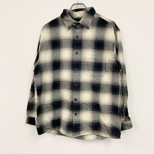 UNIQLO　ユニクロ　長袖シャツ/フランネルシャツ　オンブレチェック柄　マルチカラー