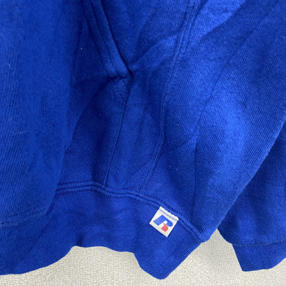 00s　RUSSELL ATHLETIC　ラッセル　スウェットパーカー/フーディー　ヴィンテージ　青　ブルー　Lサイズ