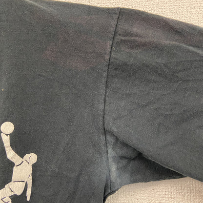 半袖プリントTシャツ　スポーツ　バレーボール　黒　ブラック