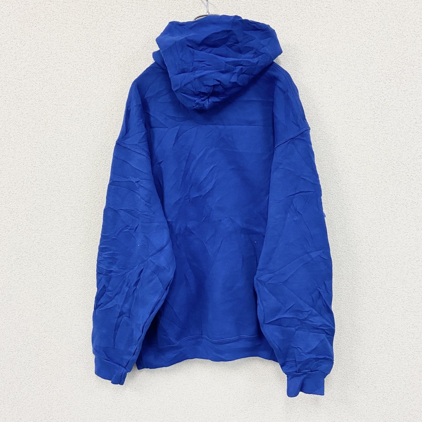 00s　RUSSELL ATHLETIC　ラッセル　スウェットパーカー/フーディー　ヴィンテージ　青　ブルー　Lサイズ