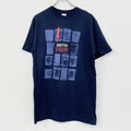 UNITED COLORS OF BENETTON　半袖Tシャツ　メッセージT　紺　ネイビー　Mサイズ