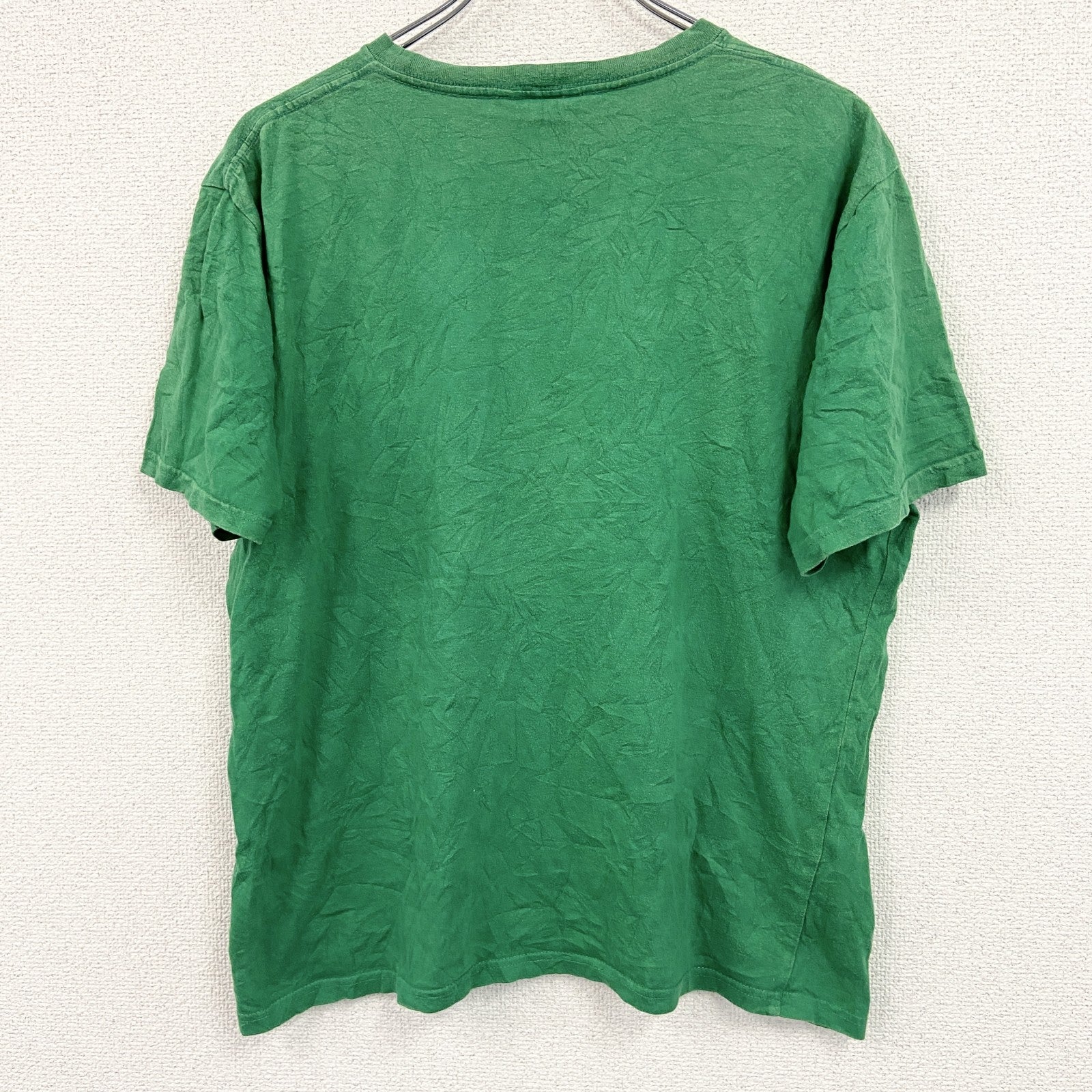 もーれつ太郎　半袖アニメプリントTシャツ　緑　グリーン　LLサイズ