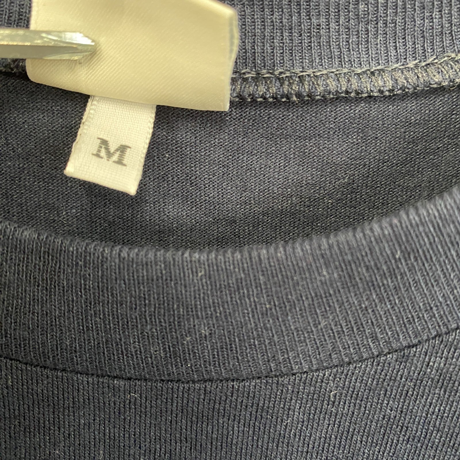UNITED COLORS OF BENETTON　半袖Tシャツ　メッセージT　紺　ネイビー　Mサイズ