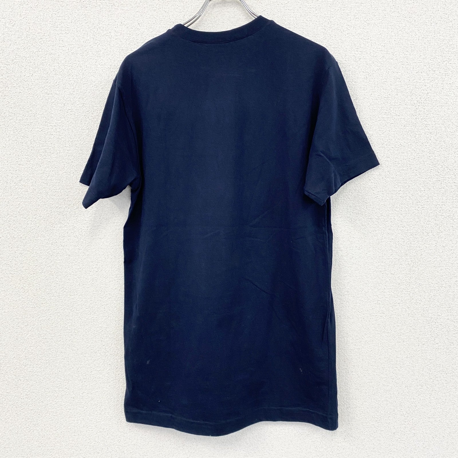 UNITED COLORS OF BENETTON　半袖Tシャツ　メッセージT　紺　ネイビー　Mサイズ