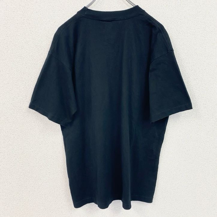 古着 used　Bob Marley　ボブマーリー　半袖ビッグプリントTシャツ　バンドT　クルーネック　黒　ブラック　XLサイズ