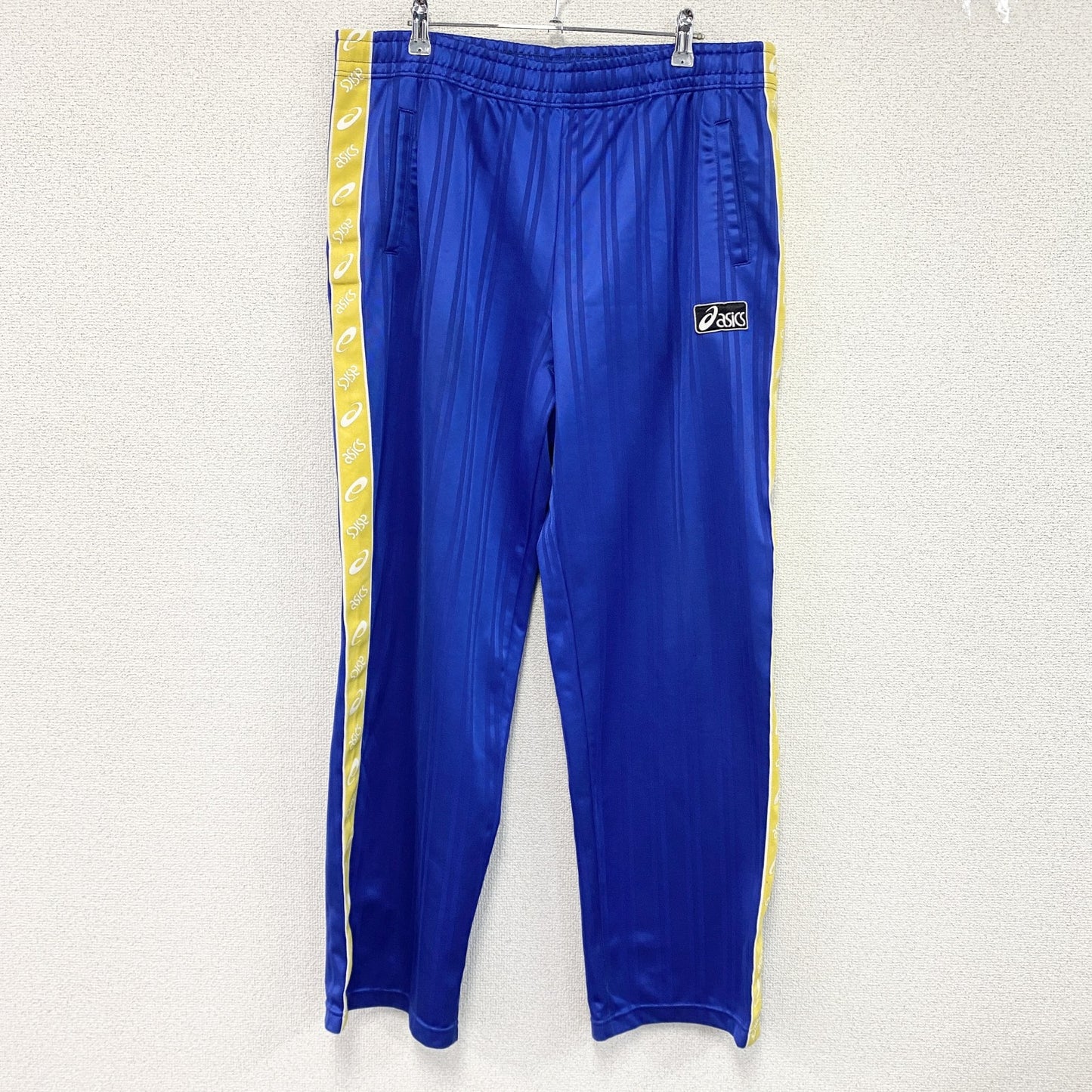 asics　アシックス　トラックパンツ/ジャージパンツ　青　ブルー　Oサイズ　