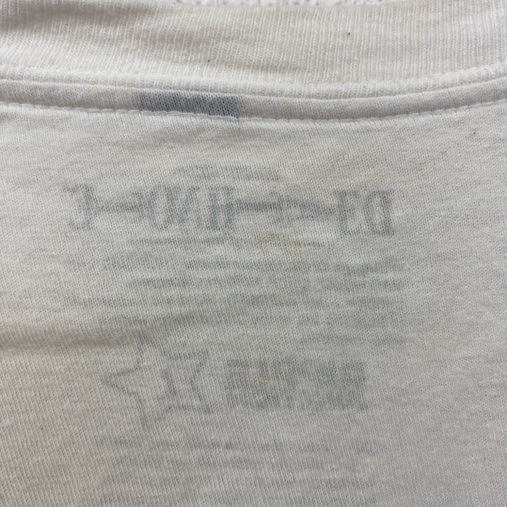 古着 used　DEATH NOTE　デスノート　半袖アニメプリントTシャツ　クルーネック　レトロ　白　ホワイト　Lサイズ