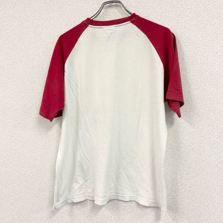 Majestic　マジェスティック　KIRIN　キリン　半袖企業ロゴプリントTシャツ　メジャーリーグ　白　ホワイト　Lサイズ