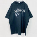古着 used　GILDAN　ギルダン　半袖ロックバンドプリントTシャツ　SATYRICON　クルーネック　黒　ブラック　Lサイズ