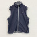 ～00s　NIKE GOLF　ナイキゴルフ　フルジップフリースベスト/ボアベスト　紺　ネイビー　グレー　Mサイズ　