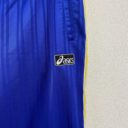 asics　アシックス　トラックパンツ/ジャージパンツ　青　ブルー　Oサイズ　