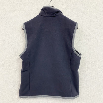 ～00s　NIKE GOLF　ナイキゴルフ　フルジップフリースベスト/ボアベスト　紺　ネイビー　グレー　Mサイズ　