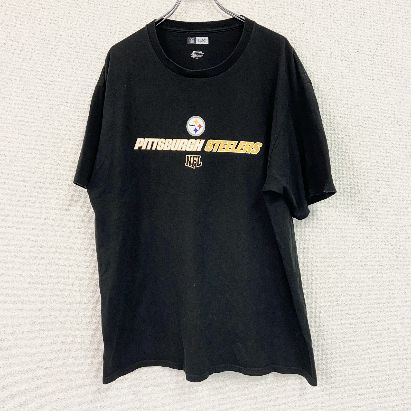 NFL　TEAM APPAREL　チームアパレル　半袖プリントTシャツ　黒　ブラック　XLサイズ