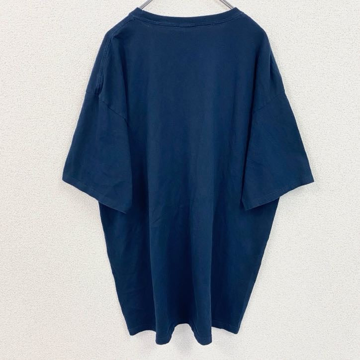 古着 used　Corona Extra　コロナエキストラ　コロナビール　半袖プリントTシャツ　企業T　クルーネック　ネイビー