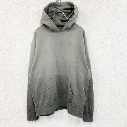 champion　チャンピオン　スウェットパーカー/フーディー　グラデーション　グレー　Lサイズ