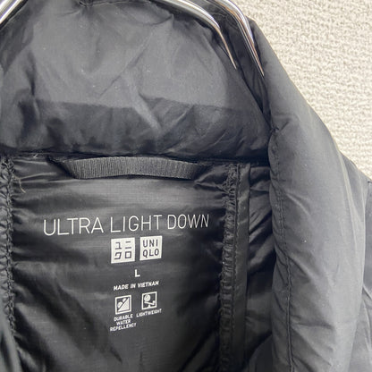 UNIQLO　ユニクロ　ウルトラライトダウンジャケット　ダウン90%　黒　ブラック　Lサイズ