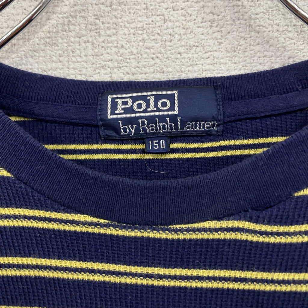 Polo by Ralph Lauren　ラルフローレン　長袖Tシャツ/ロンT　ボーダー　黄色　イエロー　150サイズ