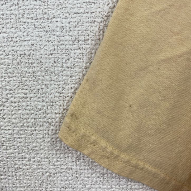 古着 used　GILDAN　ギルダン　半袖スポーツプリントTシャツ　バスケ　レトロ　クルーネック　黄色　イエロー　XLサイズ