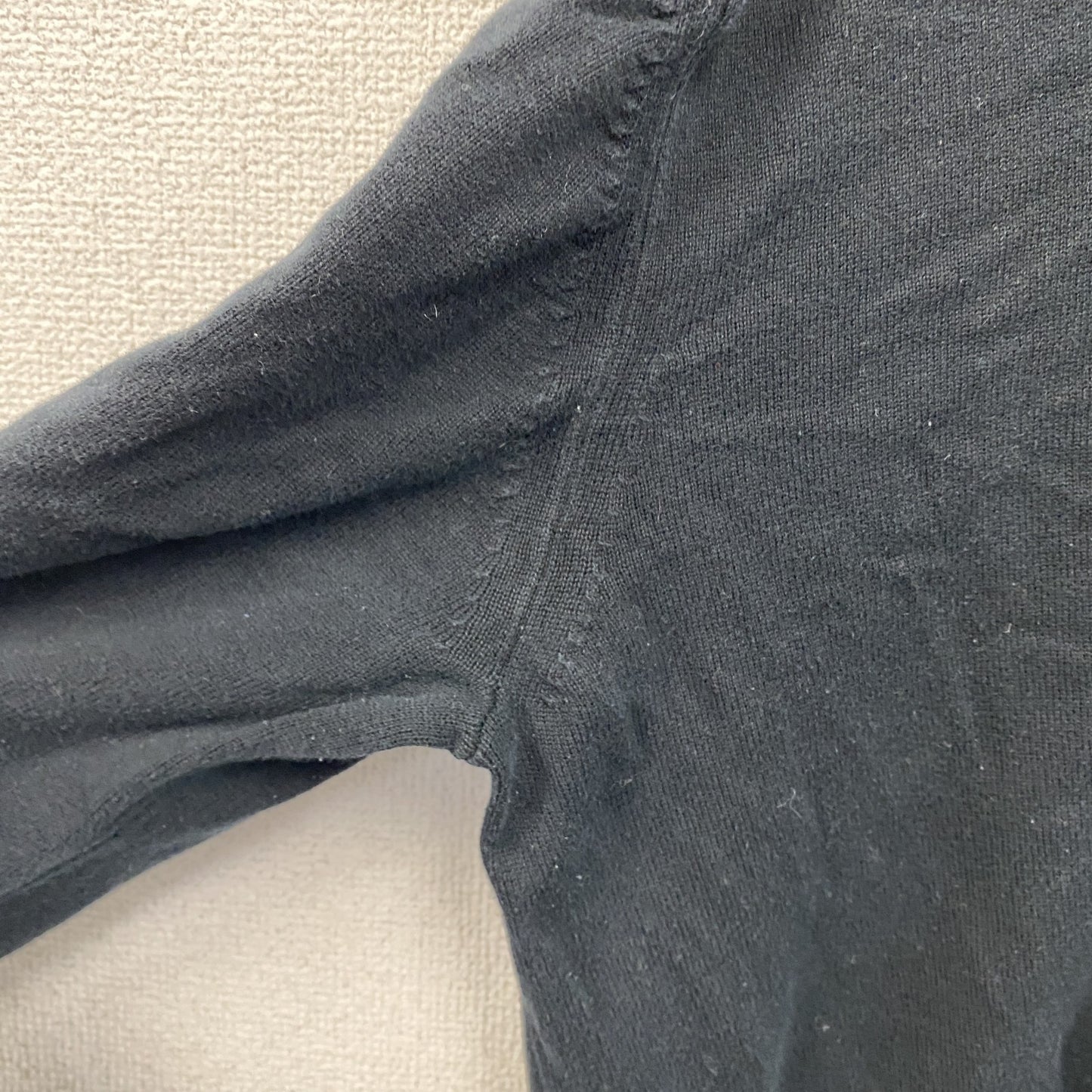 PUMA　プーマ　ニットセーター　黒　ブラック　Lサイズ