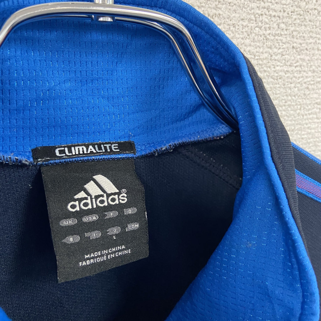 adidas　アディダス　トラックジャケット/ジャージ　紺　ネイビー　Lサイズ