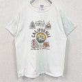 古着 used　00s　DELTA　半袖プリントTシャツ　ハリウッド　CALIFORNIA　クルーネック　白　ホワイト　Mサイズ