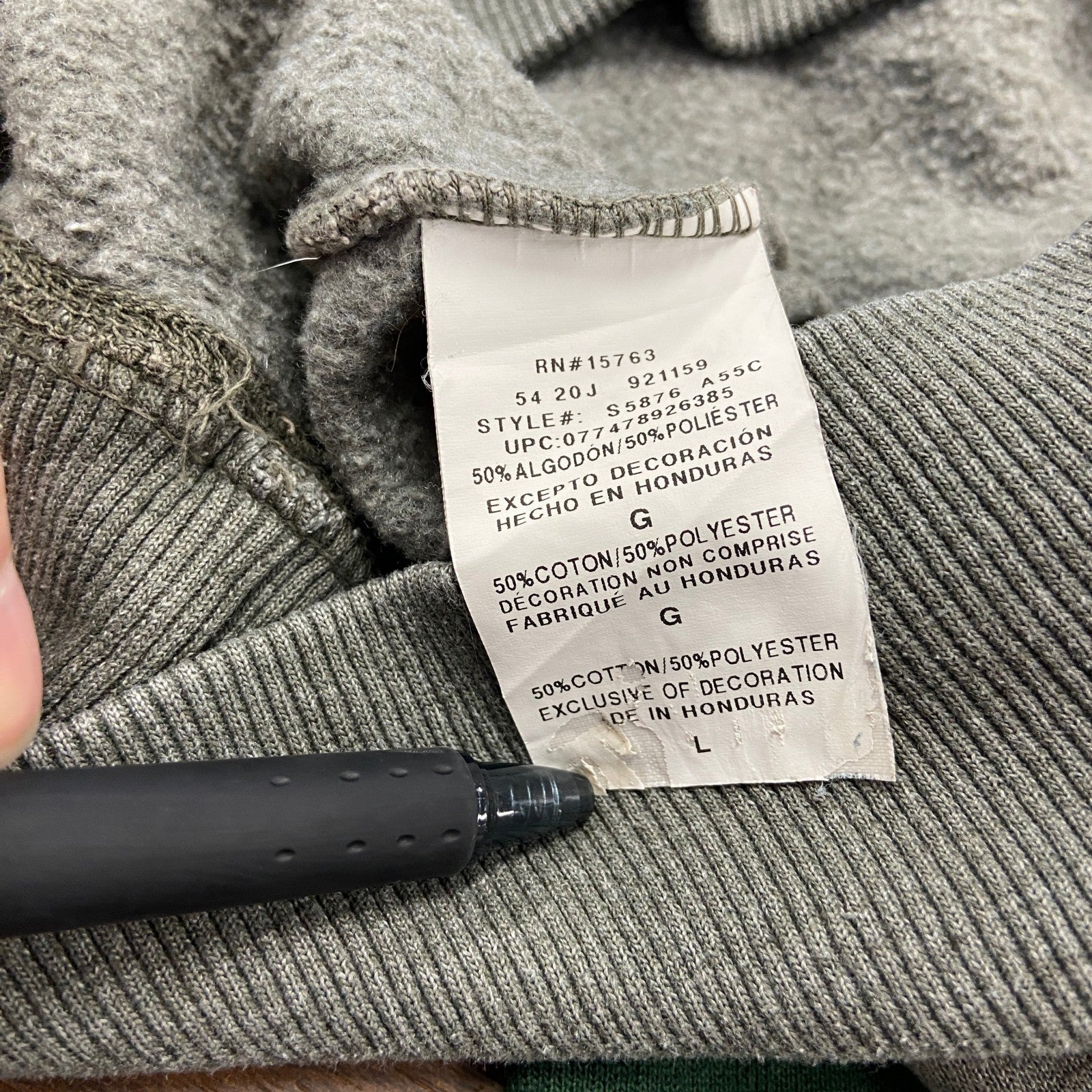 champion　チャンピオン　スウェットパーカー/フーディー　グラデーション　グレー　Lサイズ