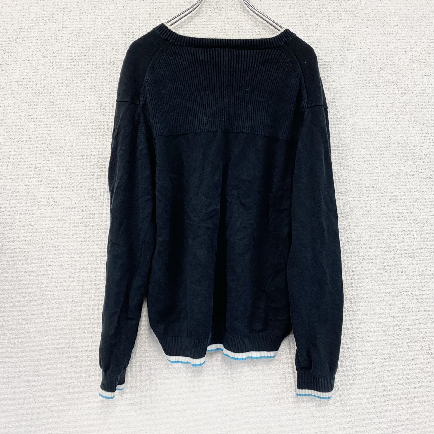 PUMA　プーマ　ニットセーター　黒　ブラック　Lサイズ
