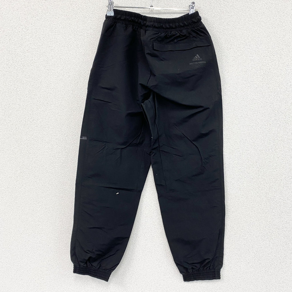 adidas　アディダス　ナイロンパンツ　　パフォーマンスロゴ　黒　ブラック　Mサイズ