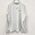champion　チャンピオン　ハーフジップスウェット/トレーナー　ハーフジップ　ロゴ刺繡　グレー　Lサイズ