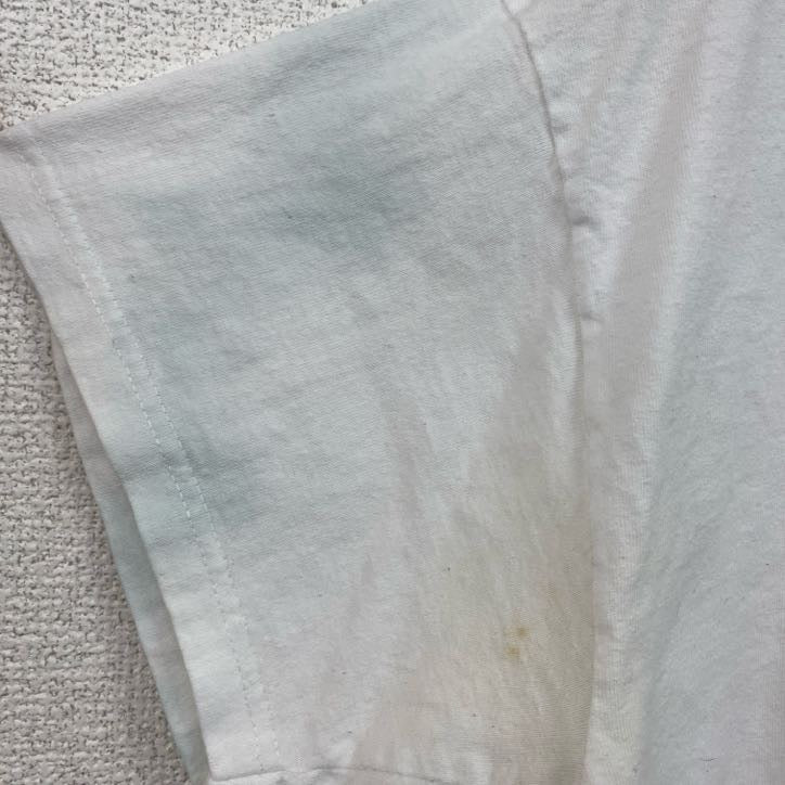 古着 used　00s　DELTA　半袖プリントTシャツ　ハリウッド　CALIFORNIA　クルーネック　白　ホワイト　Mサイズ